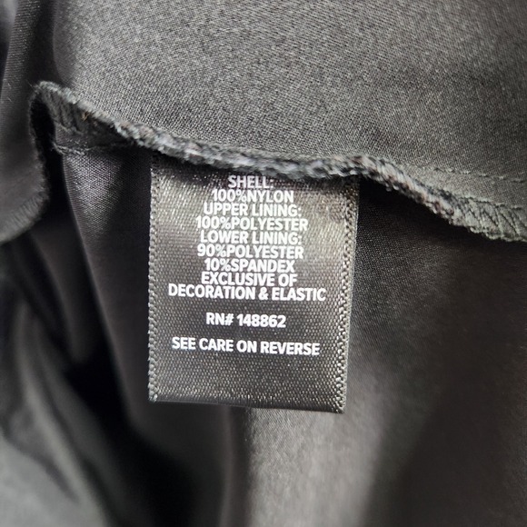 Torrid Dress Womens 10/00 Black Lace Asymmetric Flutter Sleeve Whimsigoth Party - Picture 8 of 12